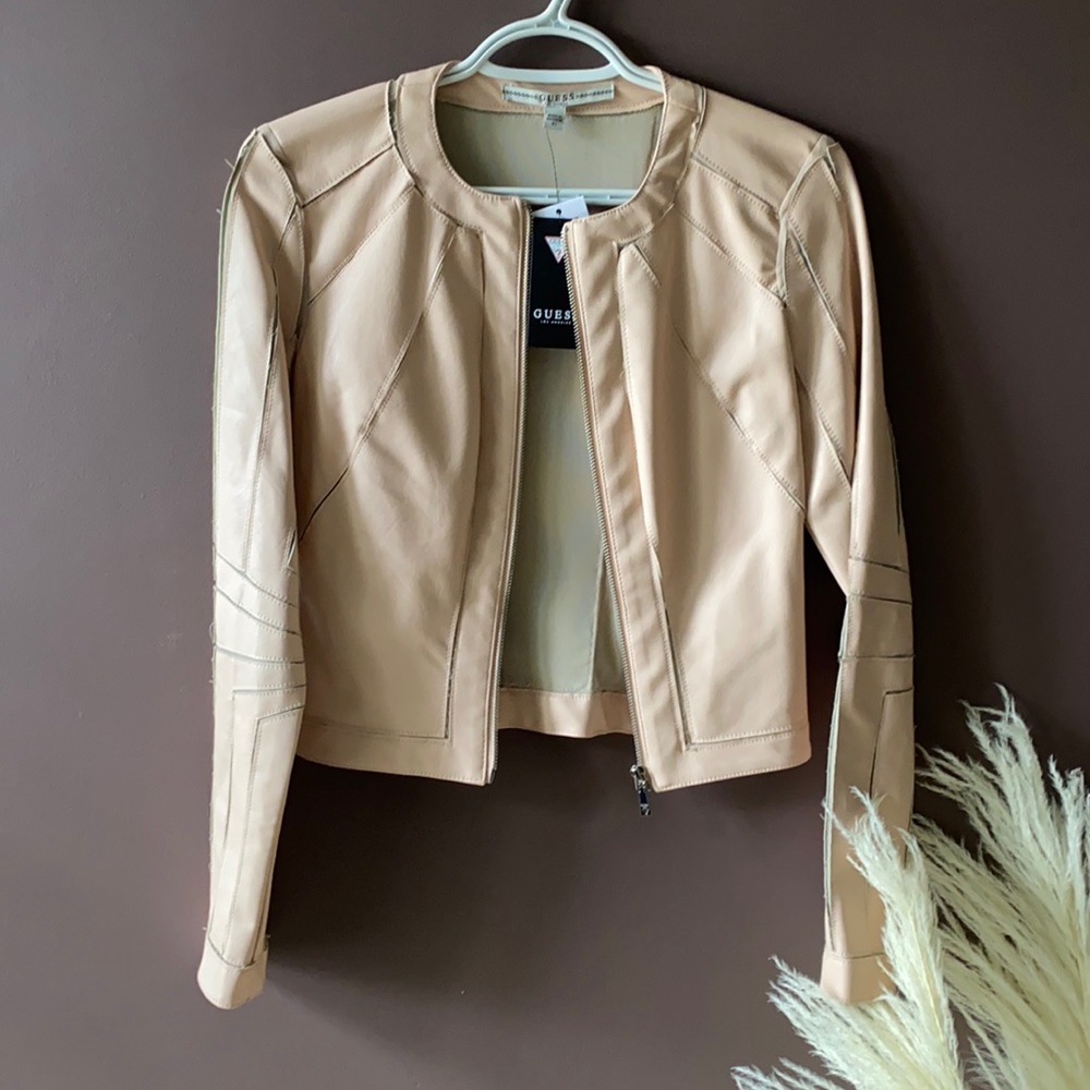 GUESS Ivonne faux soft leather jacket